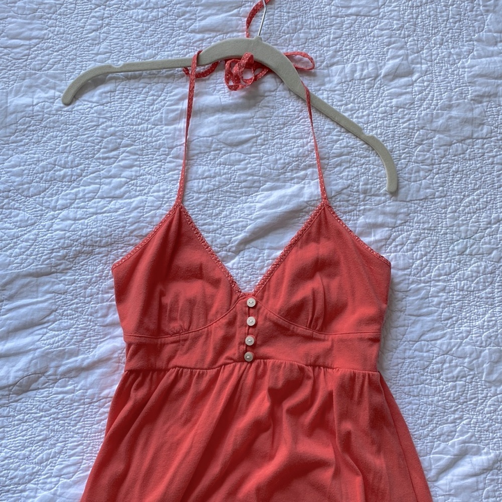 Aeropostale Orange Halter Sun Dress
